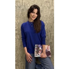 Leilaa Bisiklet Yaka Basic Triko Kazak