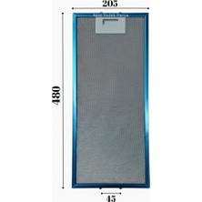 Süppürge En 205MM Boy 480MM Arka Tırnak Arası 45MM Aspratör Filtresi