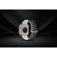 bbtech Appl Watch 49/46/45/44MM Manyetik Silikon Kordon Metal Tokalı Ultra Uyumlu Premium Spor Kayış