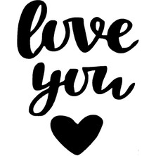 Ruselland Sevgiliye Özel Sticker 30 x 45 cm