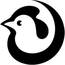 Ruselland Sevimli Tavuk Sticker 10 x 10 cm