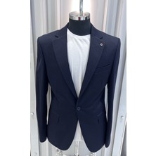 Sabri Zengin Erkek Slim Fit Blazer Ceket