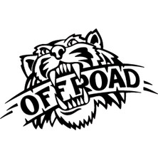Ruselland Tiger Off Road Sticker 20 x 12 cm