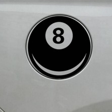 Ruselland Magic Sekiz Top Tasarım Oto Özel Yeni Sticker 2 Parça 15*15 cm