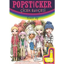 Lama Toys Çiçek Bahçesi Boyama Kitabı Popsticker