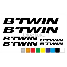 Ruselland Bisiklet Kadro Özel Yeni Sticker Seti Btwin Özel Yeni Uyumlu Siyah