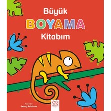 1001 Çiçek Kitaplar Büyük Boyama Kitabım 1001 Çiçek Eğitici Oyun ve Yaratıcı Aktivite ile Çocuklar İçin Renkli