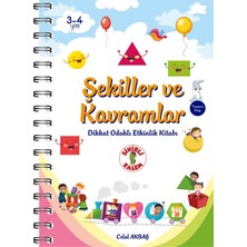 Sihirli Kalem Şekiller ve Kavramlar - Dikkat Odaklı Etkinlik Kitabı