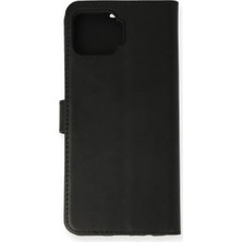 Starseven Reno 4 Lite Kılıf S Kapaklı Kılıf - Siyah