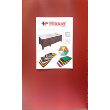 Feyza Design Kırmızı Polietilen Kesme Tahtası 25X40X2 Cm, Restoran ve Kasap Kullanımı