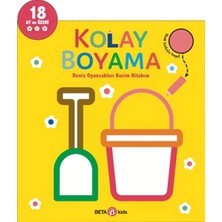 Beta Kids Kolay Boyama Deniz Oyuncakları Resim Kitabım