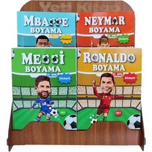 Yeti Kitap Futbolcular Boyama Kitapları Standı (Kasa Önü  125 Kitap)