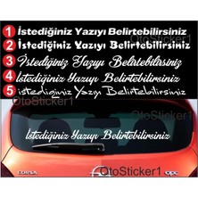Ruselland Isteğe Bağlı Arka Cam Özel Yazı Oto Özel Yeni Sticker
