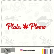 Ruselland Plata Plomo Oto Özel Yeni Sticker 20 cm