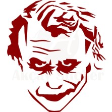 Ruselland Joker Oto Özel Yeni Sticker Kırmızı 20*23 cm