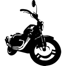 Ruselland Klasik Motosikletler Model 30 Oto Özel Yeni Sticker Siyah 30 x 36 cm