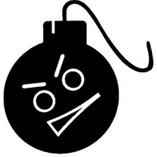 Ruselland Tribal Gülle Oto Arka Cam Sticker 20 x 20 cm