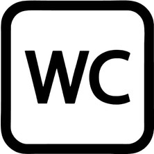 Ruselland Wc Sticker 10 x 10 cm