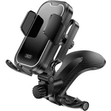 Xo C186 - 360° Dönen Klips Kol Tipli Görüş Engellemeyen Araç İçi Telefon Tutucu