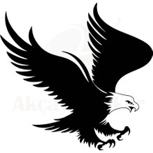 Ruselland Kartal Oto Özel Yeni Sticker 25 x 22 cm