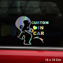 Ruselland Işeyen Yaramaz Çocuk Yeni Süper Hologram Oto Sticker