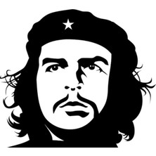 Ruselland Che Guevara Duvar Dekor Sticker 40 x 44 cm