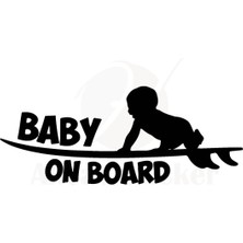 Ruselland Arabada Bebek Var Sticker 10 x 4 cm