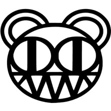 Ruselland Radiohead Bear Duvar Dekor Sticker 40 x 32 cm