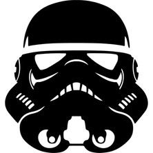 Ruselland Star Wars Asker Kafası Duvar Dekor Sticker 40 x 44 cm