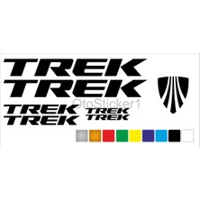 Ruselland Trek Bisiklet Kadro Sticker Set Premium Kalite