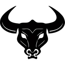 Ruselland Manda Kafası Oto Arka Cam Sticker 15 x 12 cm