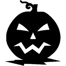 Ruselland Konuşan Balkabak Duvar Dekor Sticker 40 x 48 cm