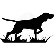 Ruselland Av Köpeği Oto Özel Yeni Sticker 30 x 15 cm