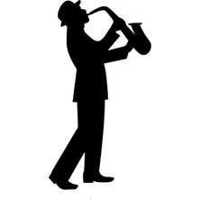 Ruselland Sanatçı Adam Sticker 10 x 19 cm