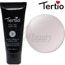 Tertio Tertıo - Poli Jel, 30 Ml, Tırnak Uzatma Jeli, Yapay Tırnaklar Için, Hızlı Kurulabilir, Akrilik Tırnak Kalınlaştırma Jeli, 05 Açık Pembe