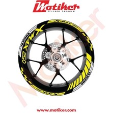 Ruselland 2019-2020 Yamaha Yzf R25 Yeşil- Beyaz Punisher Sticker Etiket F