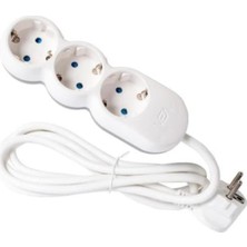 abnturk 3’lü Çoklu Priz 1,5 Metre Kablolu Priz