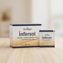 Infersol L-Karnitin, L-Arjinin, Astaksantin, Q10, Antioksidan 30 Saşe