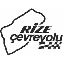 Ruselland Rize Çevreyolu Özel Yeni Sticker 12*9 cm