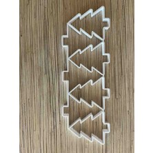 Maku Home Çoklu Ağaç Kurabiye Kalıbı , Polimer Kalıbı 7'li