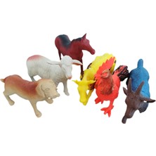 Toys Çiftlik Hayvanları, 6 Adet Büyük Boy, Farm Animals,