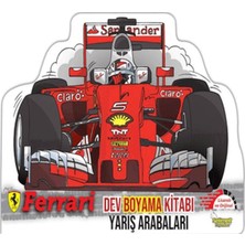 Selimer Yayınları Ferrari Dev Boyama Yarış Arabaları