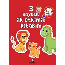 Beyaz Panda Yayınları 3 Boyutlu Ilk Etkinlik Kitabım 3-4-5 Yaş