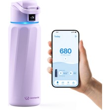 WaterH Boost Akıllı Termos | Hidrasyon Takibi Yapan, Yalıtımlı 710 ml / 24 oz Akıllı Termos