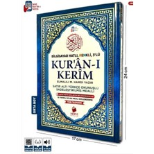 Merve Yayınları Orta Boy Satır Altı Türkçe Okunuşlu ve Türkçe Mealli Renkli Kuran-I Kerim
