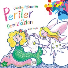 1001 Çiçek Kitaplar Çizelim Eğlenelim - Periler ve Denizkızları