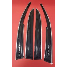 Citroen Elysee Çift Kromlu Yazılı Cam Rüzgarlık