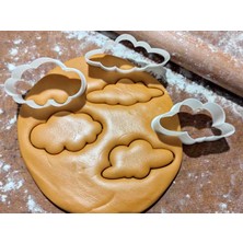 Maku Home Bulut Kurabiye Kalıbı ,polimer Kil Kalıbı -3'lü