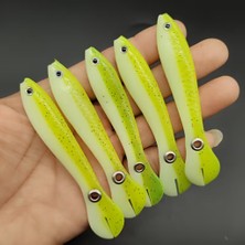 Eagenset Kıvrılarak Yüzen Aksiyon Silikon Yapay Balık Yemi 5 Adet 10 cm 6 gr Model: 10CMKYAS3