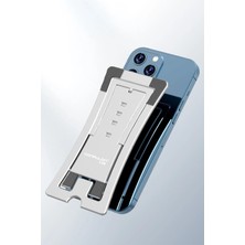 LTG Nova Konfulon CM23 Ayarlanabilir Katlanabilir Masaüstü Telefon Tutucu - Gümüş